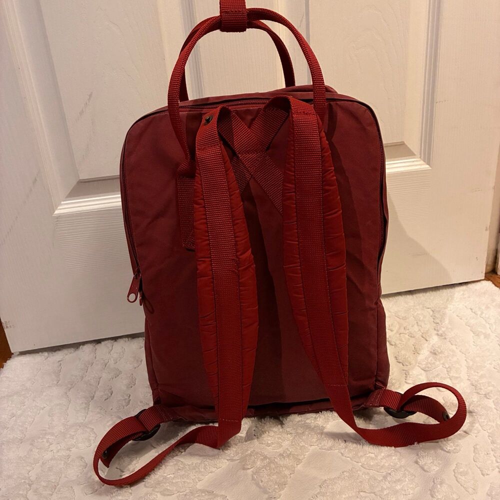 FJALLRAVEN KANKEN CLASSIC ORIGINAL BACKPACK OX RED MAROON BURGUNDY - Picture 5 of 11